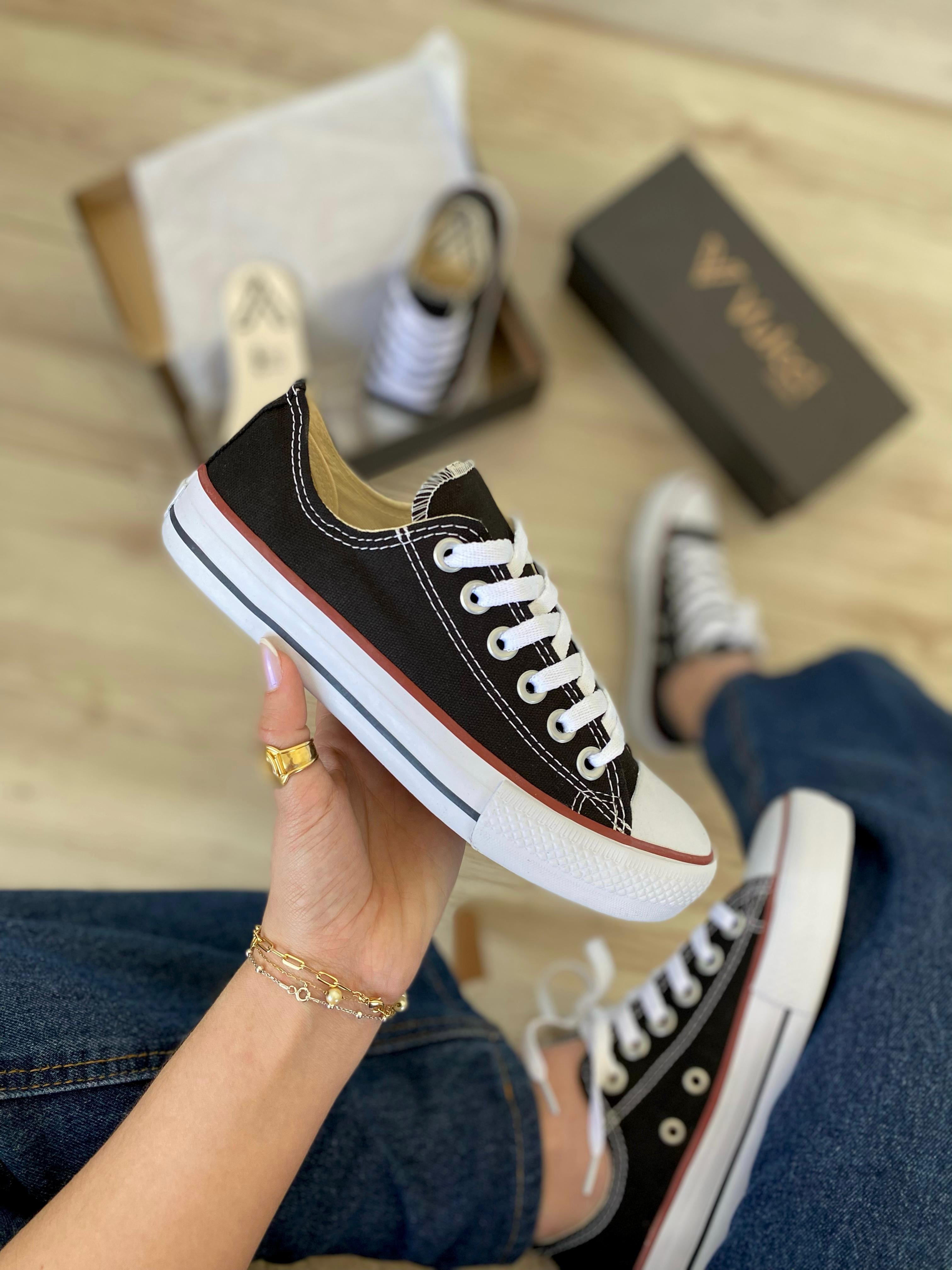 Tênis All Vulcci Star Feminino Algodão Cano Curto Conforto