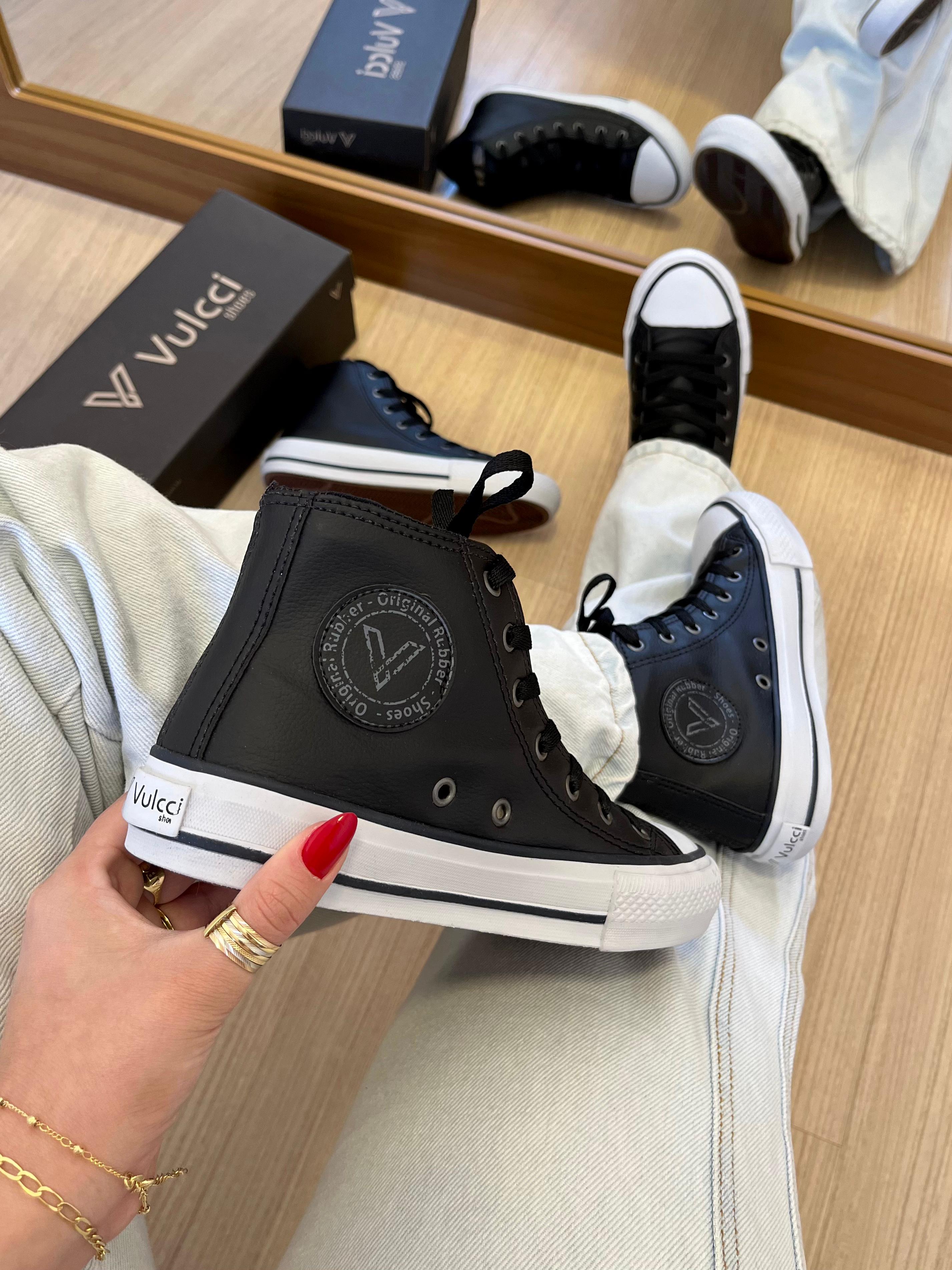 Tênis Botinha Vulcci Star Feminino Masculino Vulcanizado
