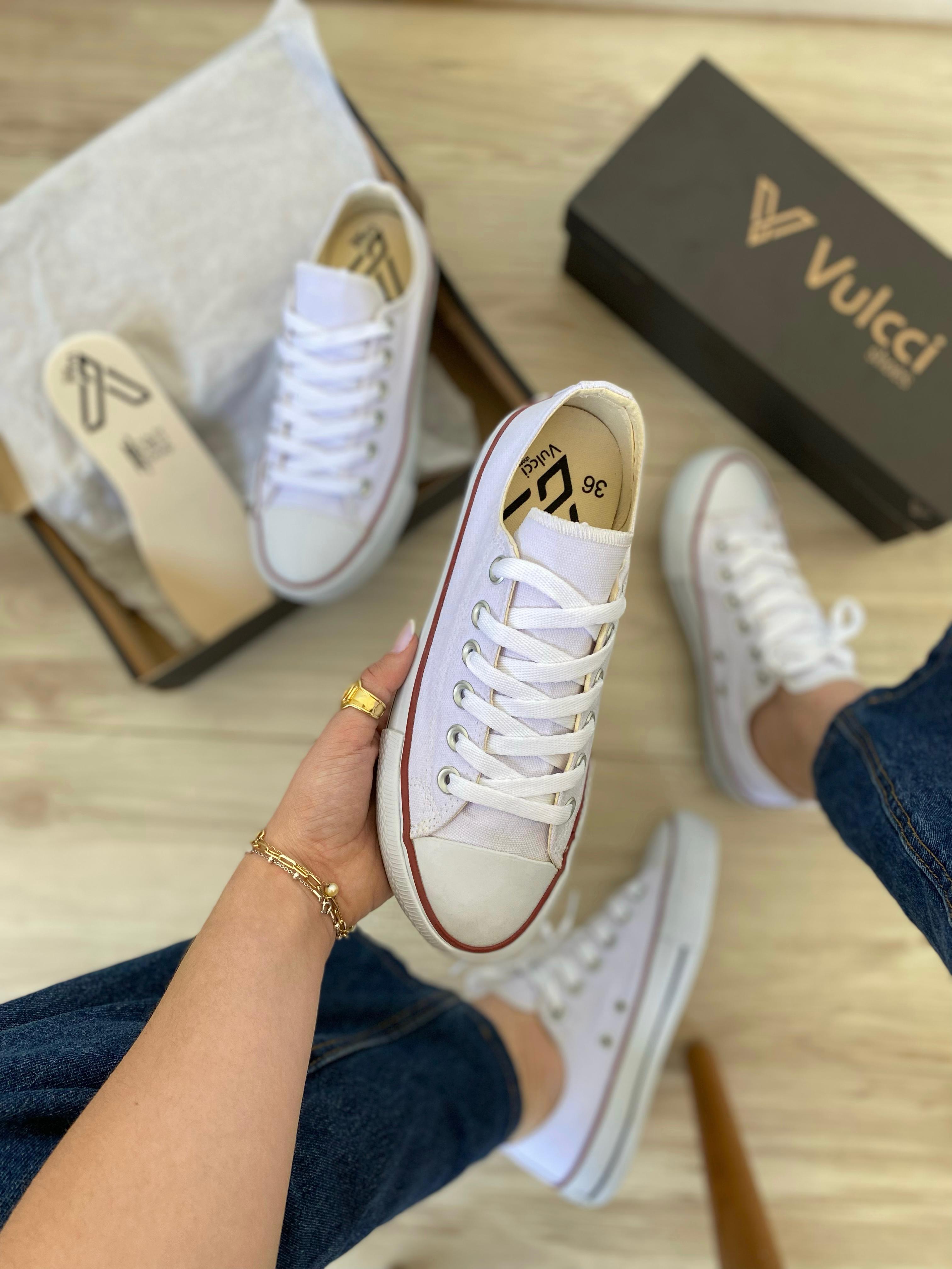 Tênis All Vulcci Star Feminino Algodão Cano Curto Conforto