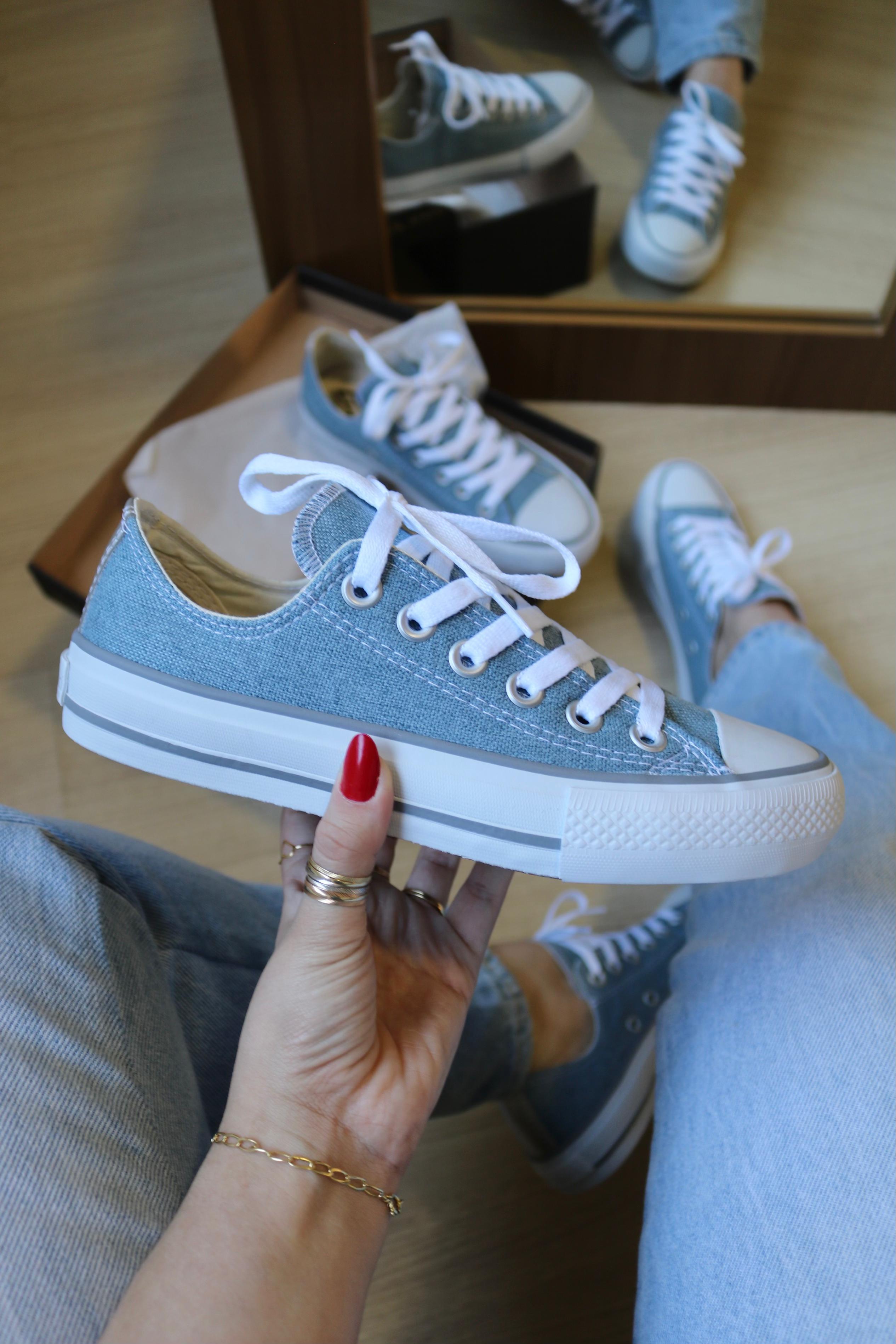 Tênis All Vulcci Star Feminino Algodão Cano Curto Conforto