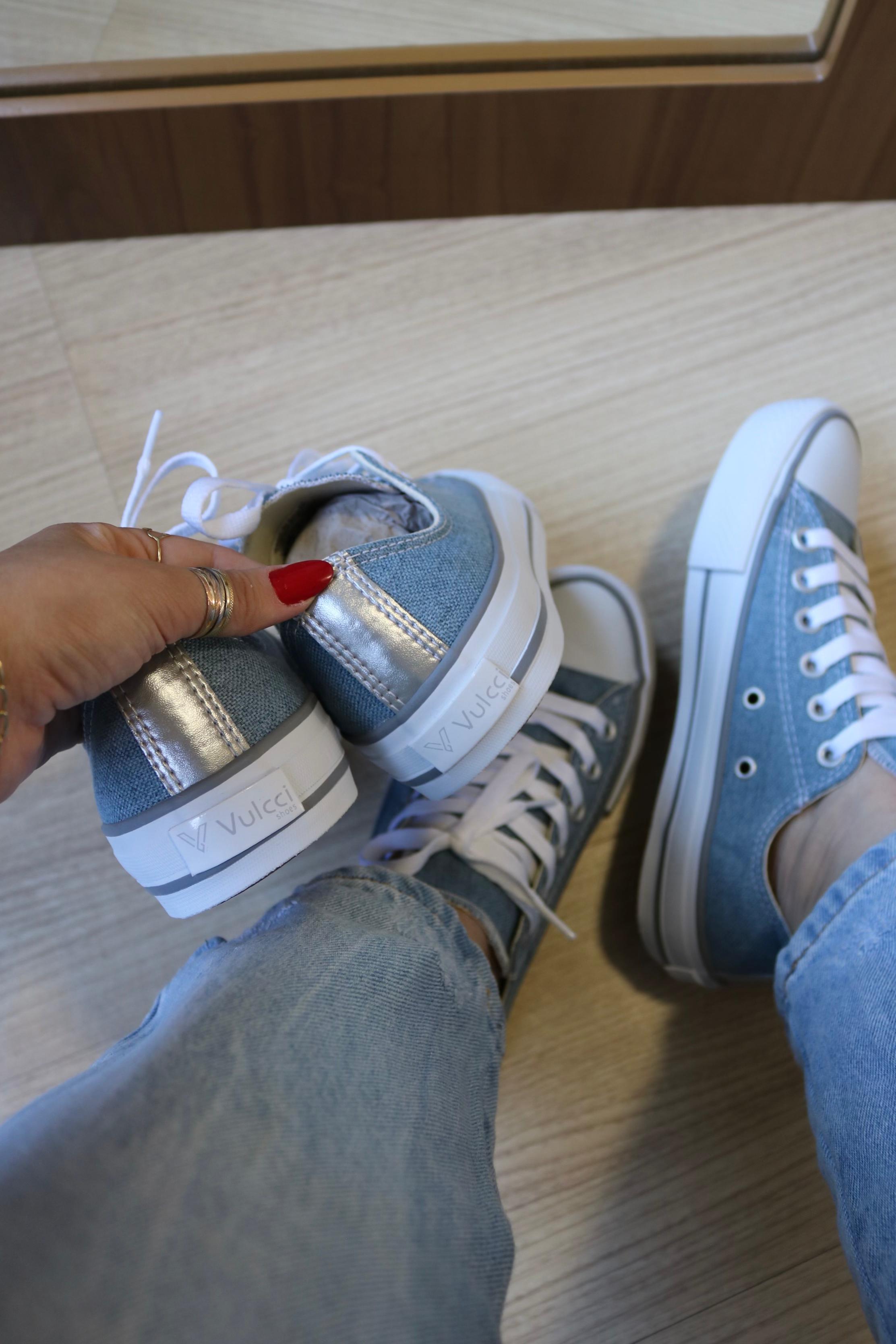 Tênis All Vulcci Star Feminino Algodão Cano Curto Conforto