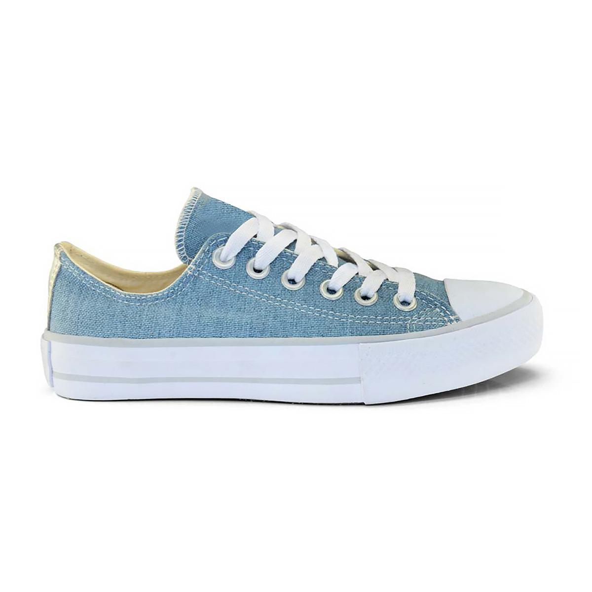 Tênis All Vulcci Star Feminino Algodão Cano Curto Conforto